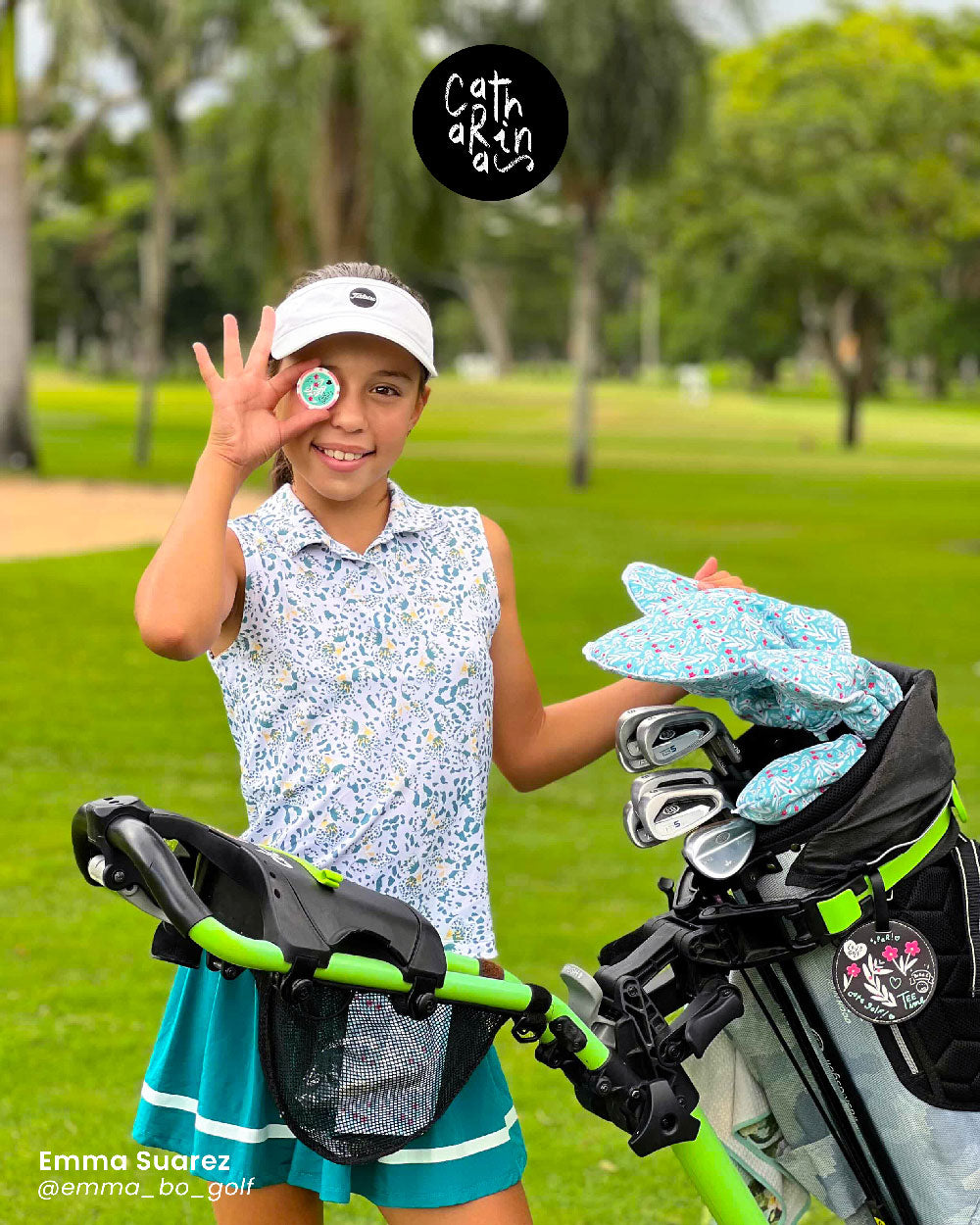 Baie de Fleurs Turquoise - Headcover