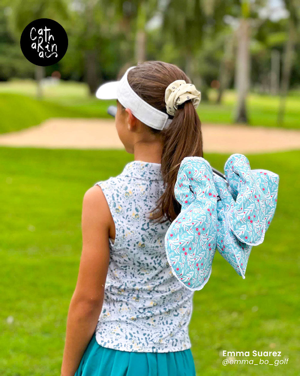 Baie de Fleurs Turquoise - Headcover