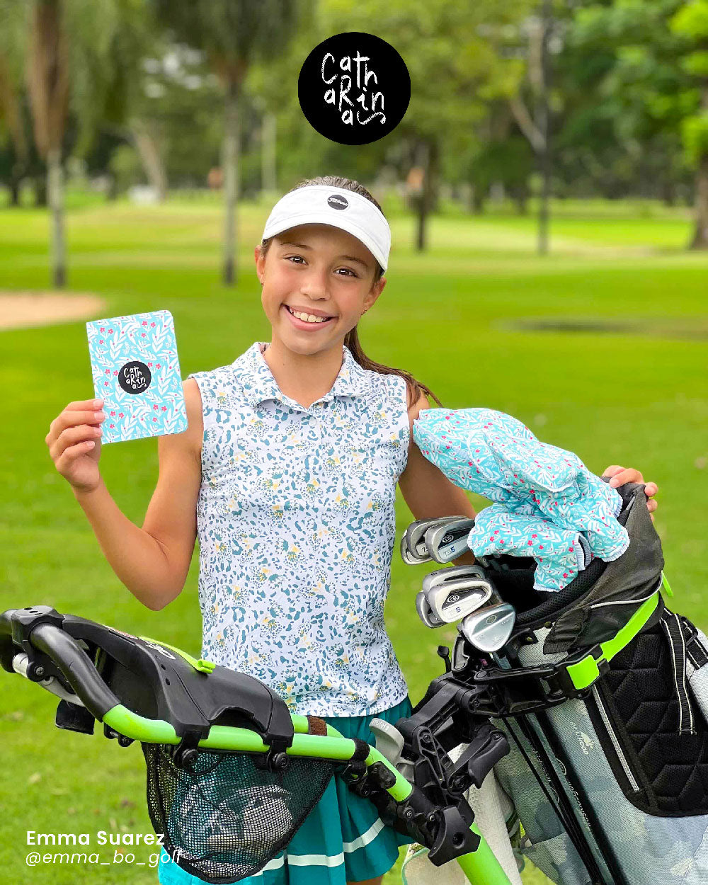 Baie de Fleurs Turquoise - Headcover