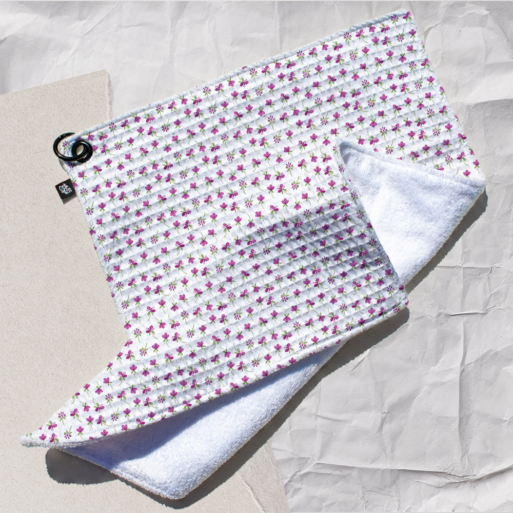 Pink Lady Purple - Golf Towel