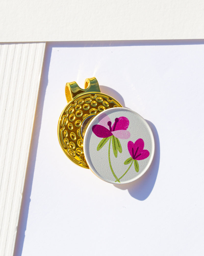 Pink Lady - Ball Marker (Clip-On, Magnetic)
