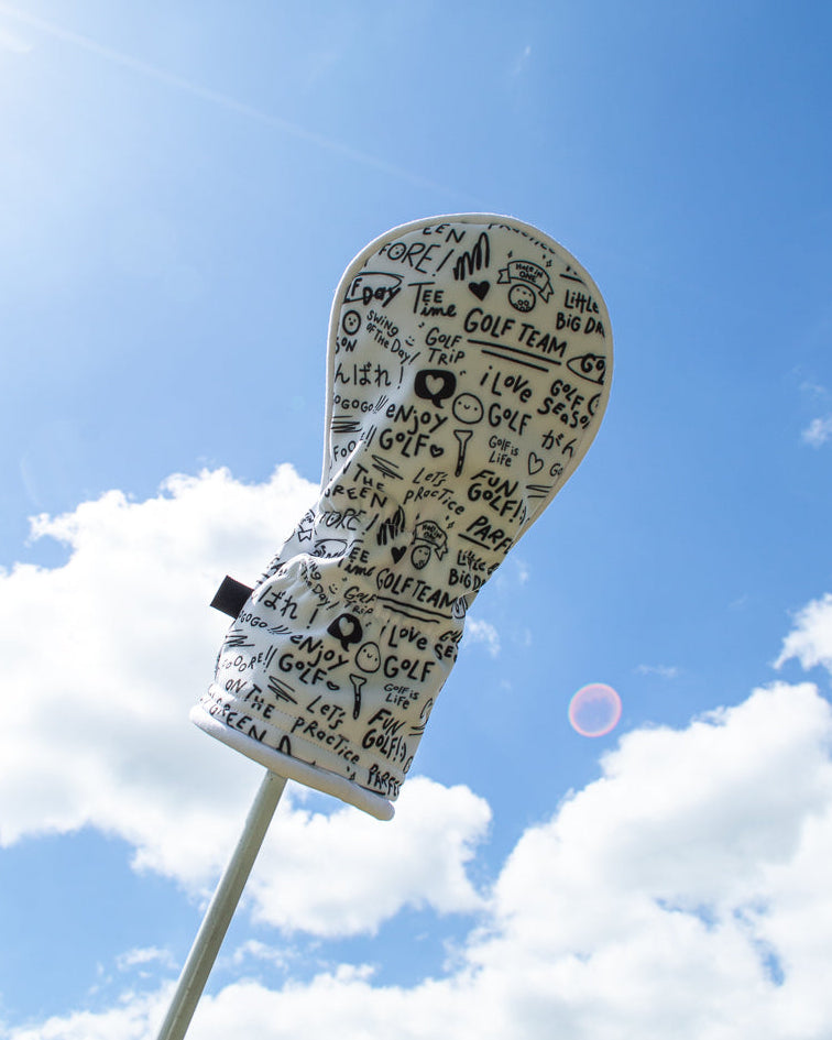 Stickers White - Golf Club Headcover