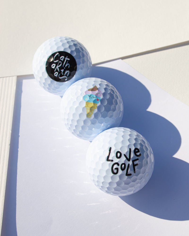 Ice Cream - Set of 3 marked balls