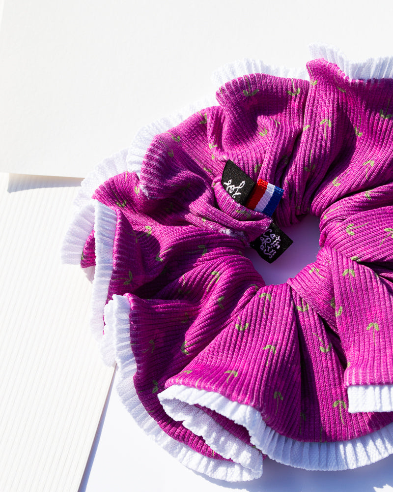 Pink Lady Purple - Scrunchie