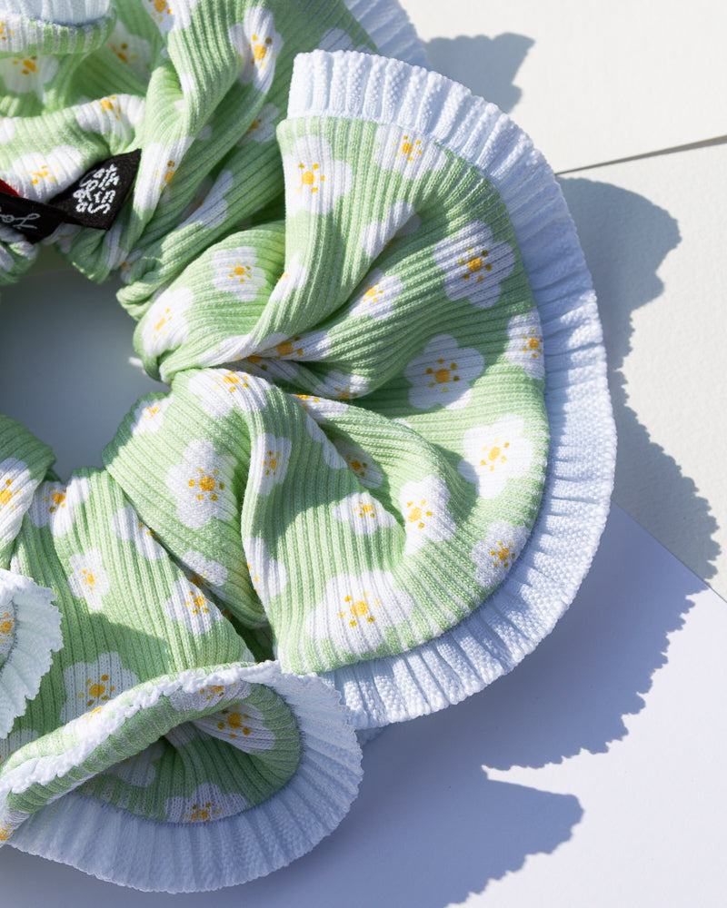 Strawberry Flowers - Scrunchie